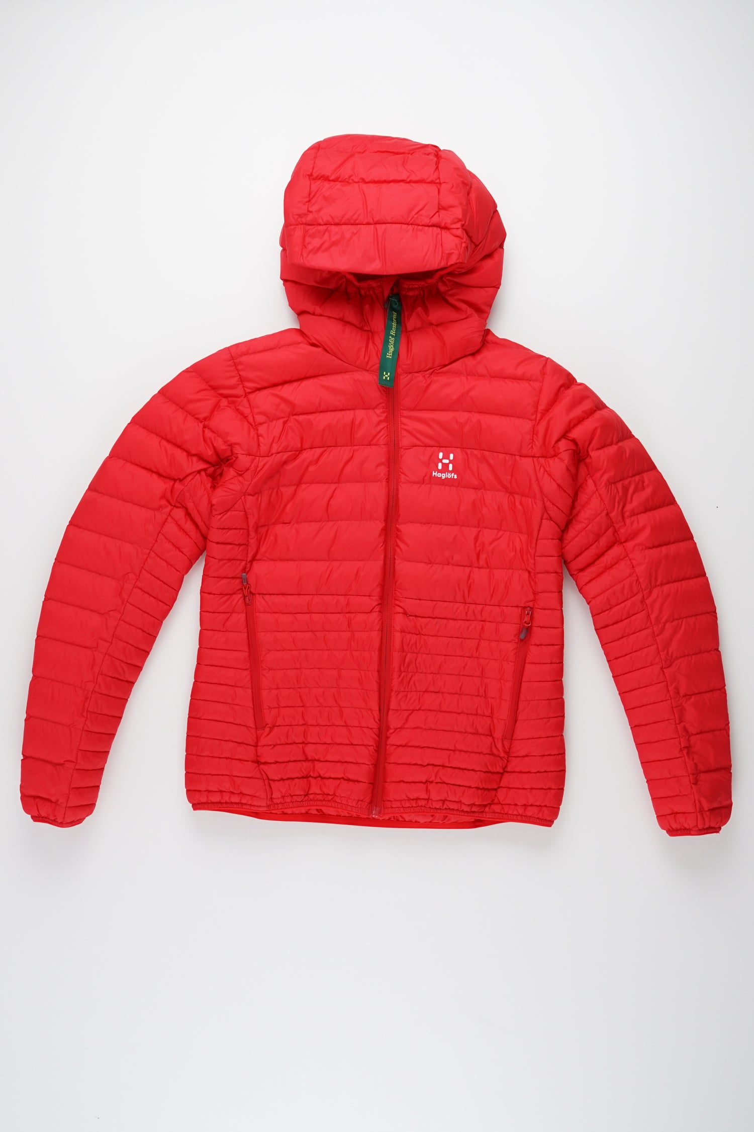 Micro Nordic Down Hood Women Red / M