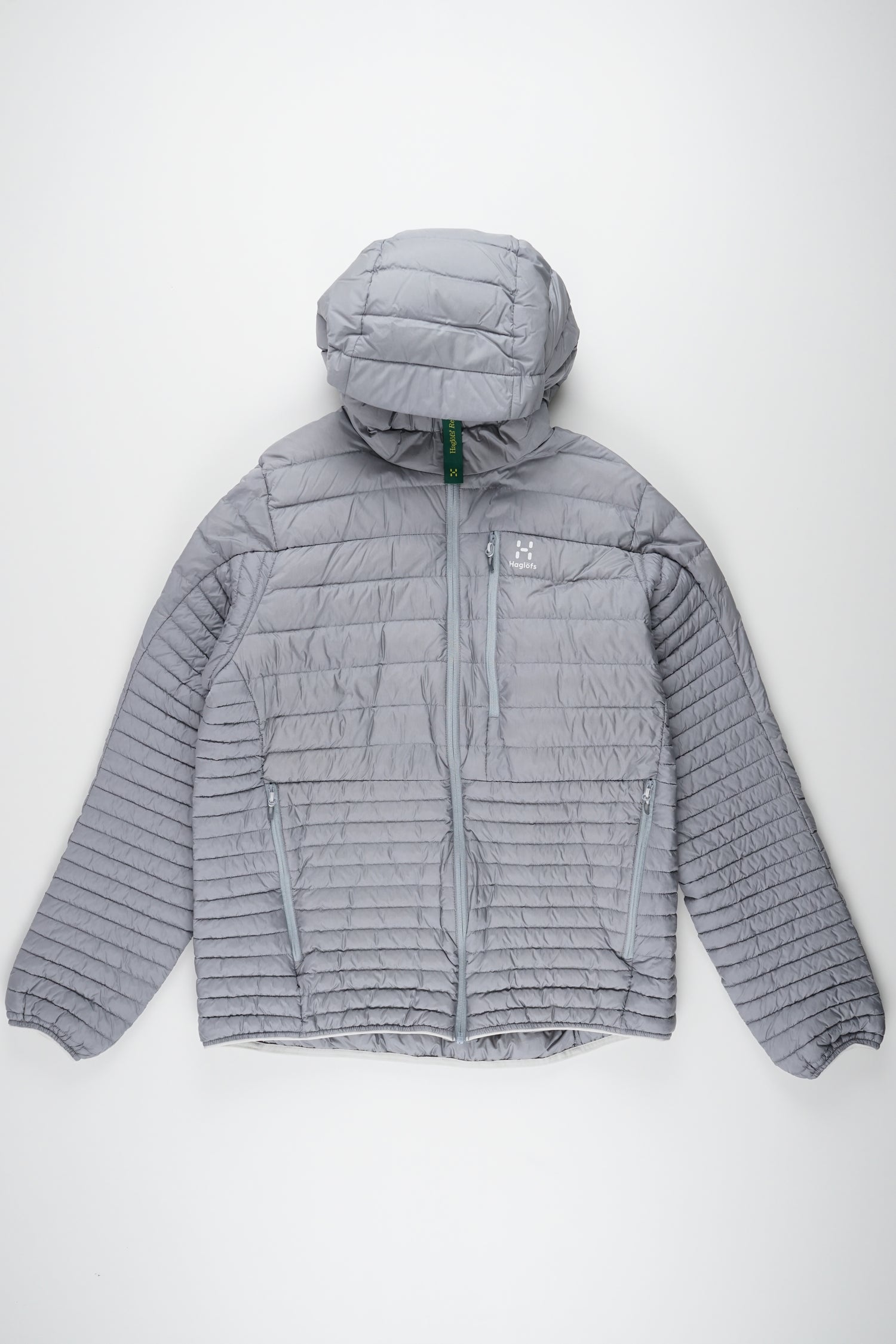 Micro Nordic Down Hood Men Grey / XL