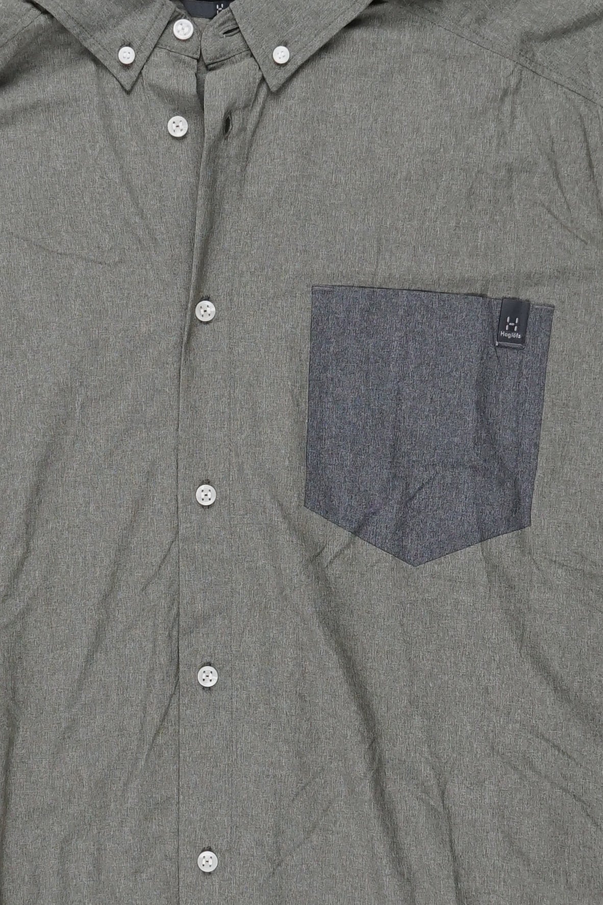 Vejan SS Shirt Men Green / L