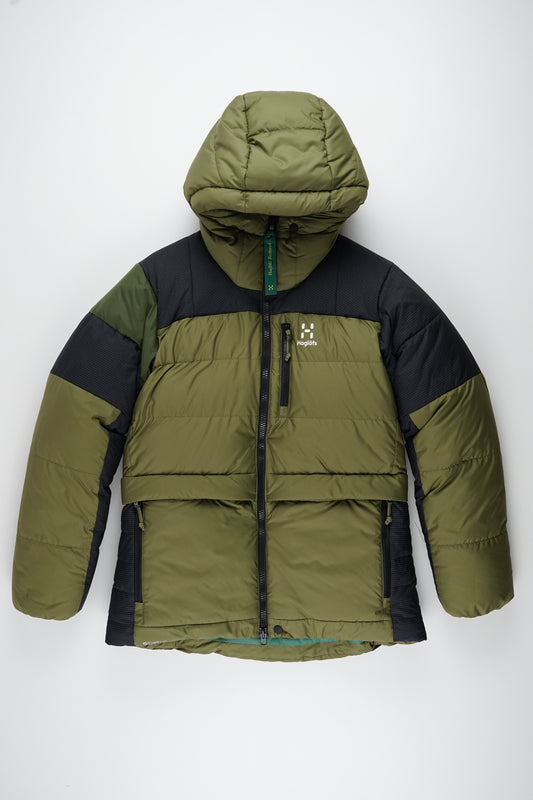 Riksgränsen Down 850 Hood Women Green / S