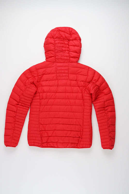 Micro Nordic Down Hood Women Red / M