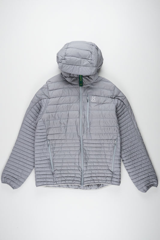 Micro Nordic Down Hood Men Grey / XL