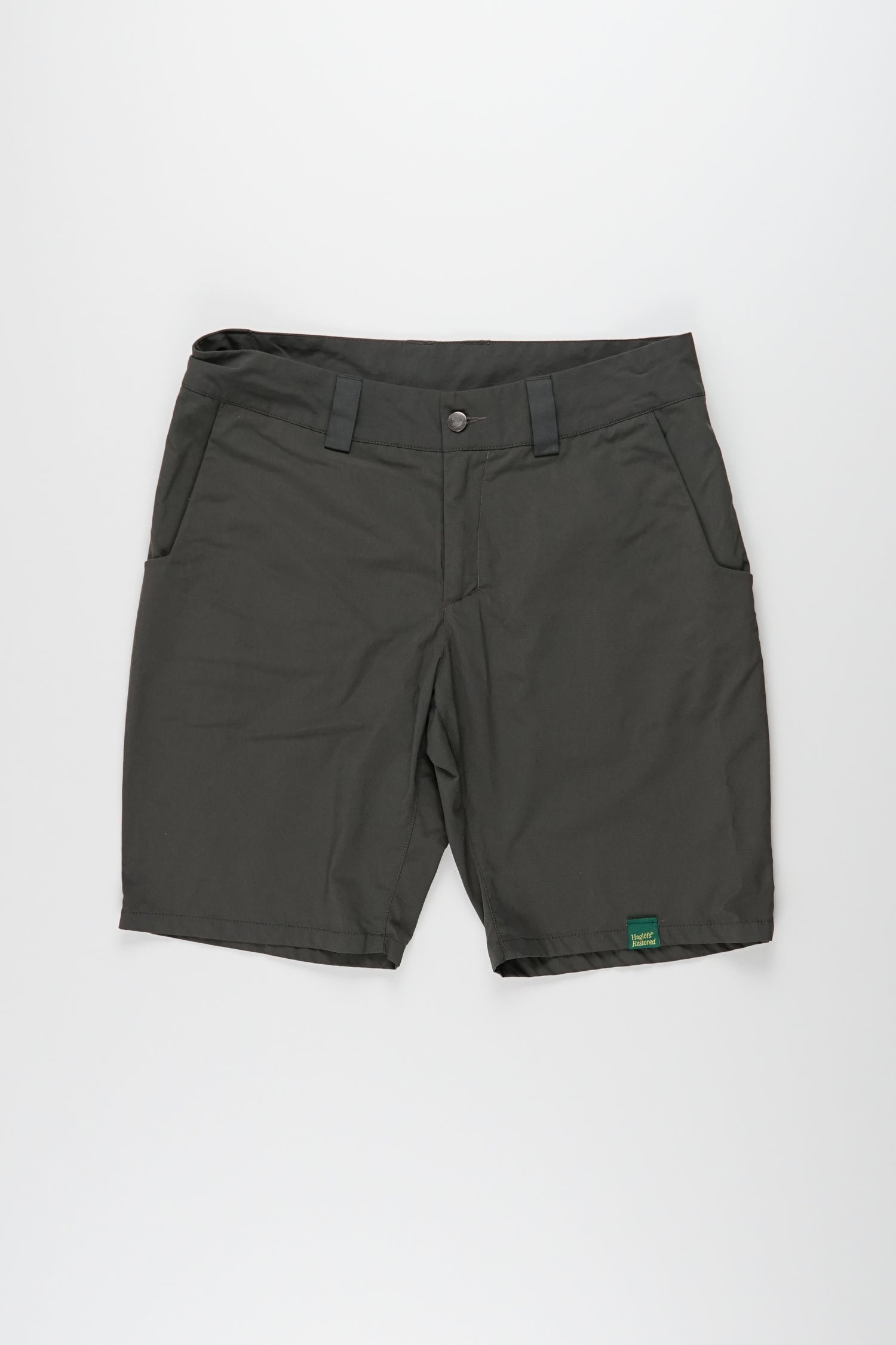 Mid Solid Shorts Men Green / M