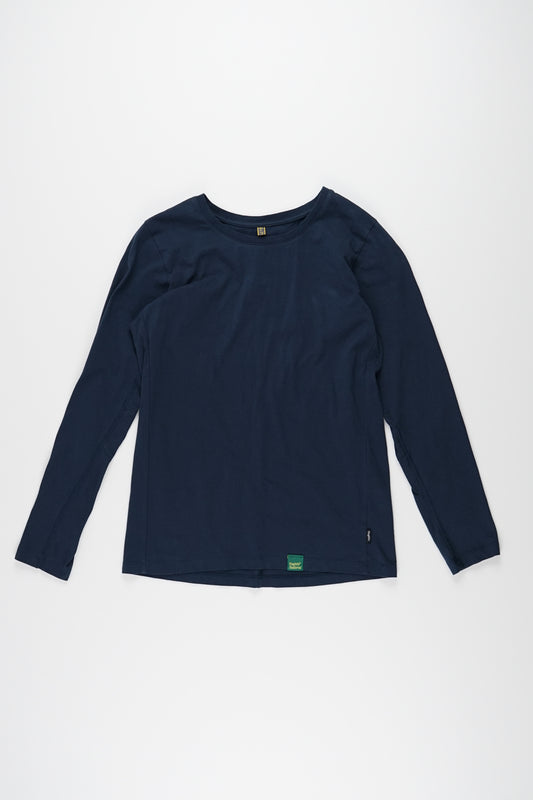 Curious Long Sleeve Tee Women BLUE / XS