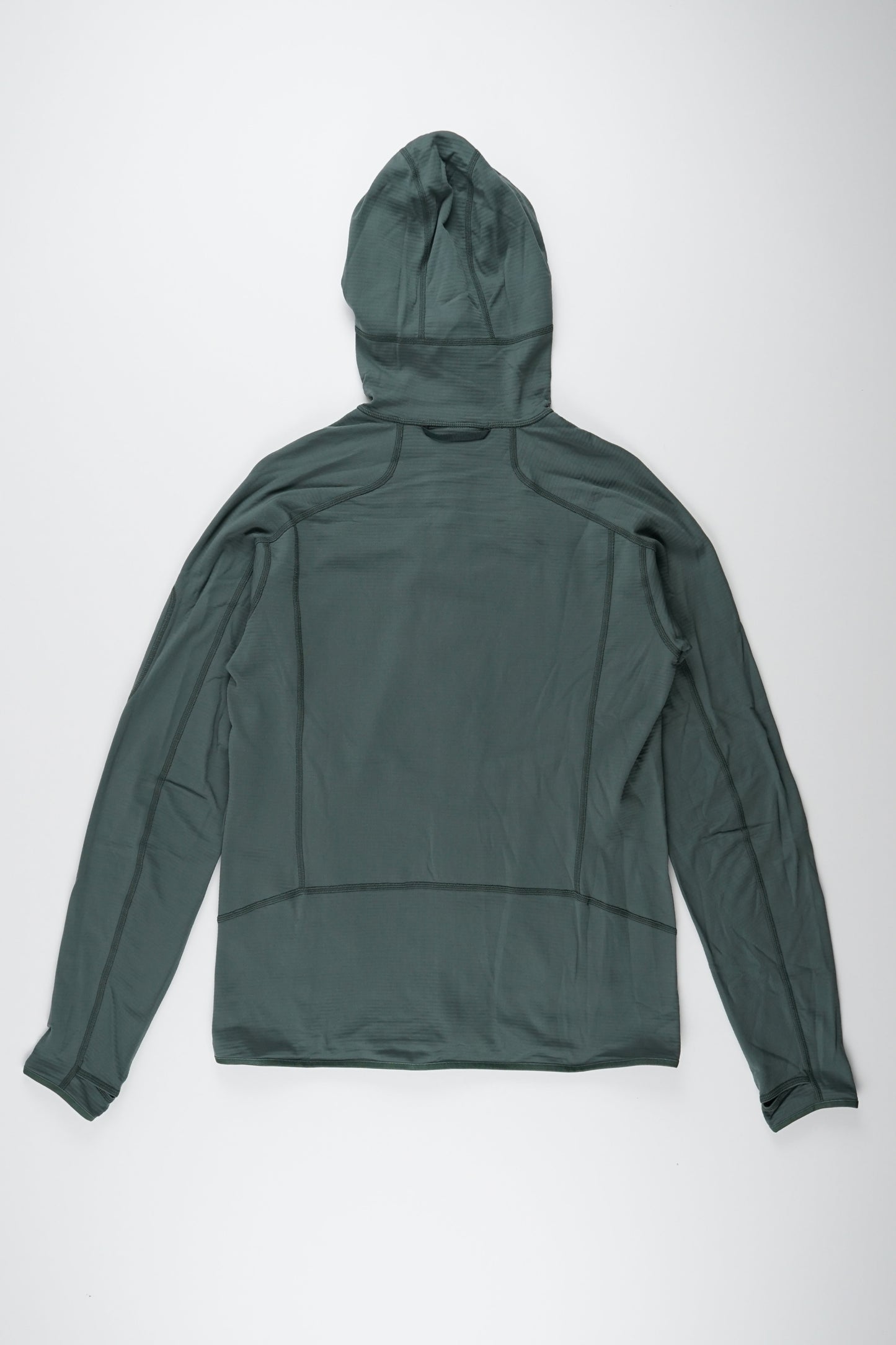 Wool Blend Hood Men Green / M