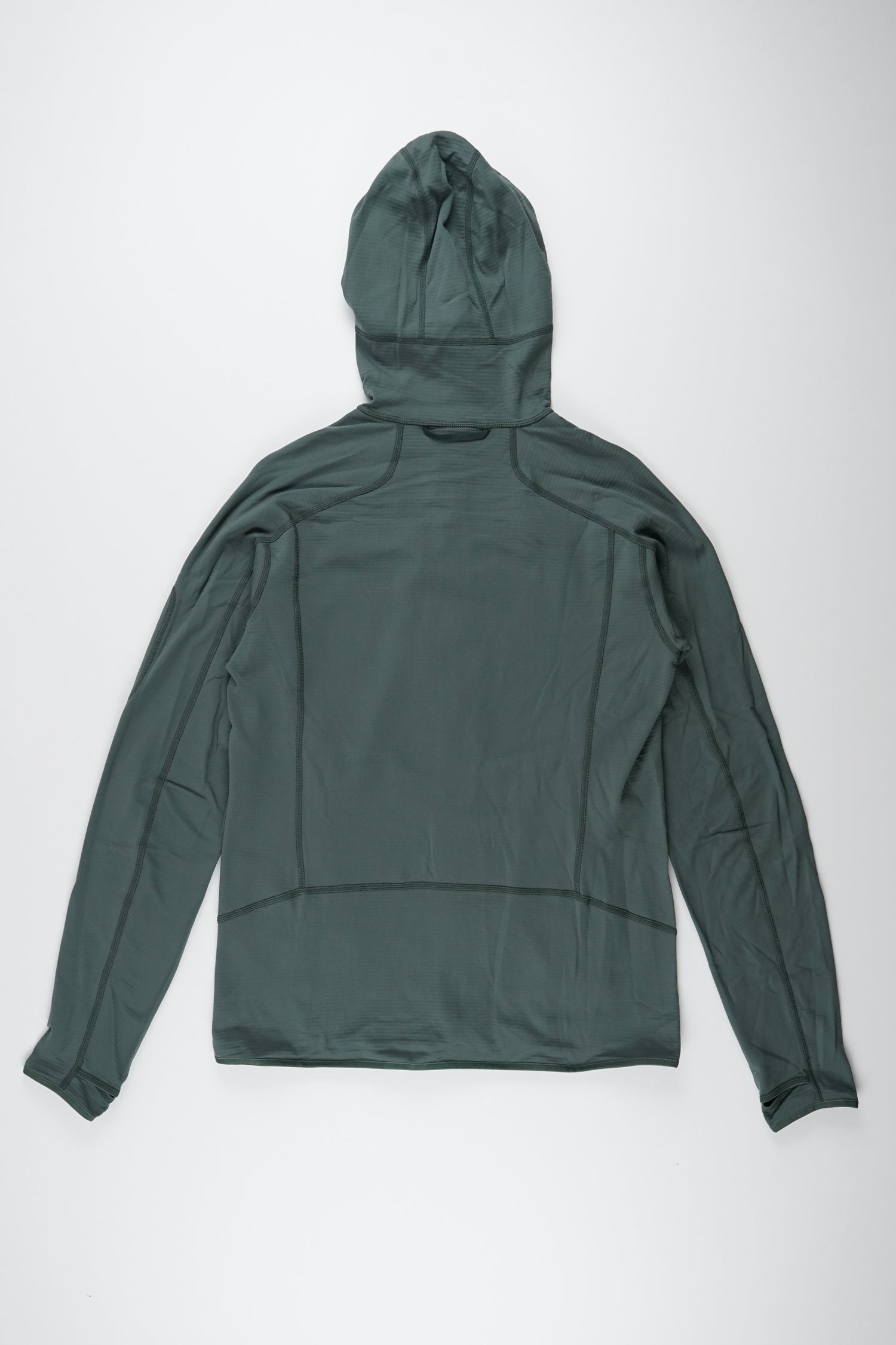 Wool Blend Hood Men Green / M