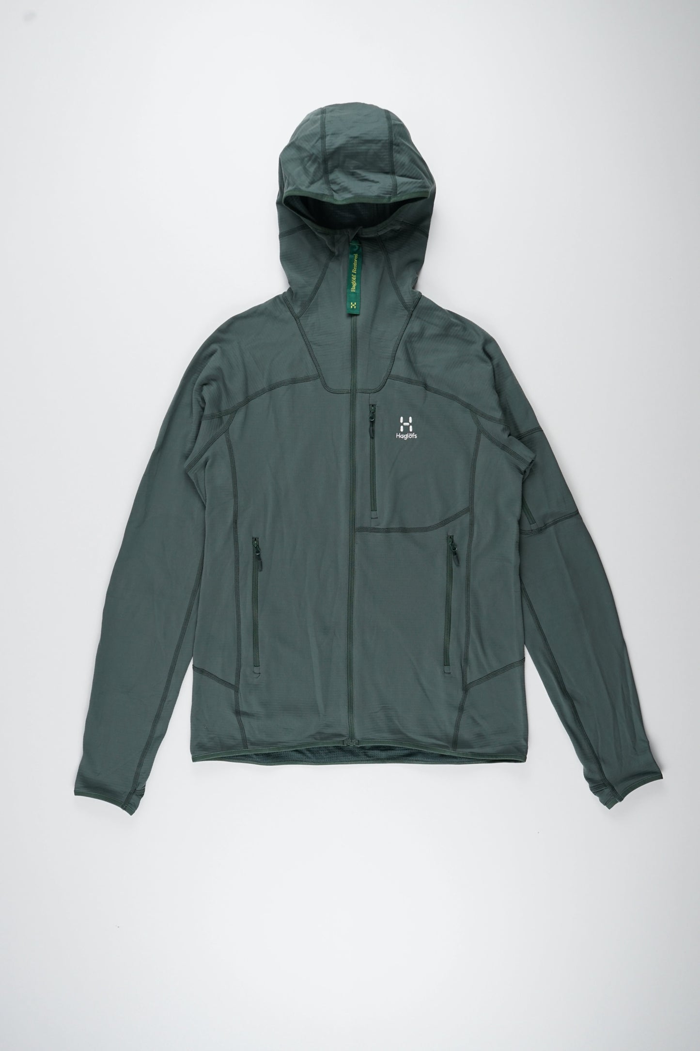 Wool Blend Hood Men Green / M