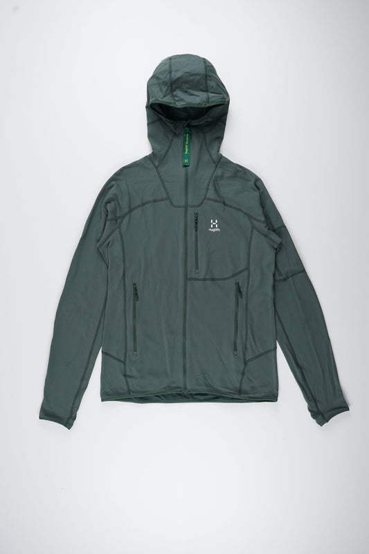 Wool Blend Hood Men Green / M