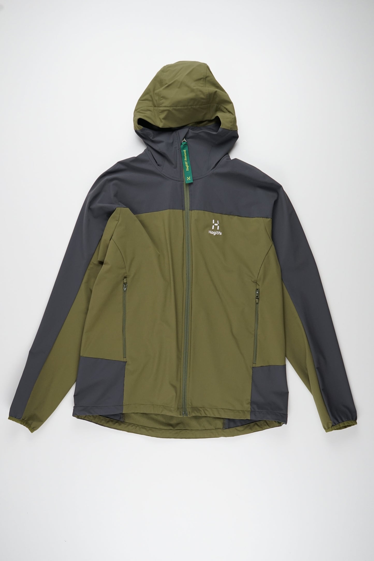 Morän Softshell Hood Men Green / XL