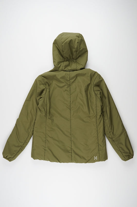 Mimic Silver Hood Women Green / L