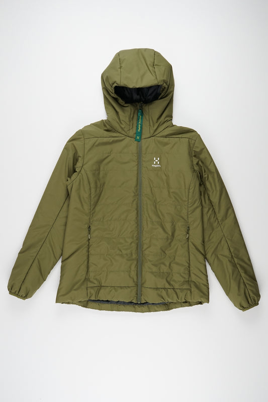 Mimic Silver Hood Women Green / L